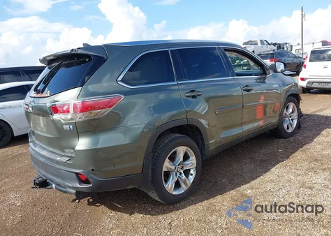 2016 Toyota Highlander Hybrid Ltd Platinum из США, поврежденный, VIN 5TDDCRFH7GS013877